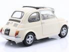 Fiat 500 F Custom mit abnehmbarem Dach Baujahr 1968 creme 1:12 KK-Scale