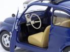 Fiat 500 F Custom avec détachable Toit Année de construction 1968 bleu 1:12 KK-Scale