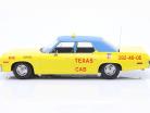 Dodge Monaco Taxi Texas 1974 jaune / bleu 1:18 KK-Scale