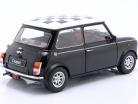 Mini Cooper RHD geruit zwart / wit 1:12 KK-Scale