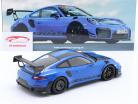 Porsche 911 (991.2) GT2 RS MR Manthey Racing bleu / noir 1:18 Minichamps