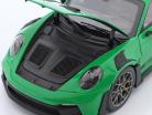 Porsche 911 (992) GT3 RS Année de construction 2022 vert python 1:18 Norev