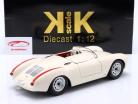 Porsche 550A Spyder Baujahr 1955 weiß / rot 1:12 KK-Scale