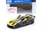 Bugatti Bolide W16.4 year 2020 yellow / carbon 1:24 Maisto