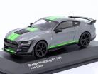 Ford Shelby Mustang GT500 year 2020 grey metallic / neon green 1:43 Solido