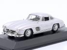 Mercedes-Benz 300 SL (W198 I) Ano de construção 1955 prata 1:43 Minichamps