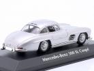 Mercedes-Benz 300 SL (W198 I) Ano de construção 1955 prata 1:43 Minichamps