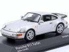 Porsche 911 (964) Turbo year 1990 silver metallic 1:43 Minichamps