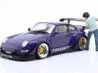 RWB-Legende Akira Nakai San Figur #3 mit Bohrmaschine 1:18 American Diorama