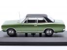 Opel Commodore A Año de construcción 1970 verde metálico / negro 1:43 Minichamps