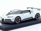Bugatti Centodieci Ano de construção 2022 quartzo branco 1:18 LookSmart