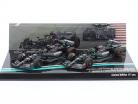 2-Car Set Hamilton #44 & Russell #63 Bahréin GP fórmula 1 2023 1:43 Minichamps