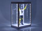 Vitrine unique avec Éclairage LED pour personnages échelle 1:6 blanc Triple9