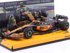 Lando Norris McLaren MCL36 #4 4th Singapore GP formula 1 2022 1:43 Minichamps