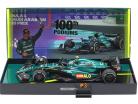 F. Alonso Aston Martin AMR23 #14 100 F1 Carrera Podio fórmula 1 2023 1:18 Minichamps