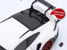 Porsche 911 (992) GT3 RS Byggeår 2022 hvid / Rød fælge 1:18 Minichamps