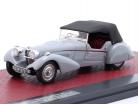 Bugatti T57SC Roadster Closed Top Vanden Plas 1938 grey 1:43 Matrix
