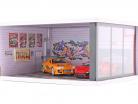 Diorama-Kit taller de reparación de automóviles para coches modelo en el escala 1:18 TOURING