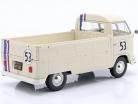 Volkswagen VW T1 Pick-Up Racer #53 year 1950 cream white 1:18 Solido