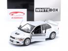 Mitsubishi Lancer Evolution VII RHD Byggeår 2001 sølv 1:24 WhiteBox