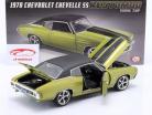 Chevrolet Chevelle SS Restomod mit Vinyldach 1970 grün / schwarz 1:18 GMP
