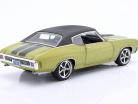 Chevrolet Chevelle SS Restomod con Techo de vinilo 1970 verde / negro 1:18 GMP