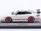 Porsche 911 (996) GT3 RS Baujahr 2002 weiß / rote Felgen 1:43 Minichamps