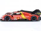 Ferrari 499P #51 gagnant 24h LeMans 2023 Pier Guidi, Calado, Giovinazzi 1:18 Bburago