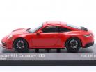 Porsche 911 (992) Carrera 4 GTS 2021 Indisk rød 1:43 Minichamps