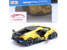 Bugatti Divo year 2018 yellow 1:24 Maisto