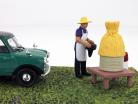 Morris Mini Van Altaya Dioramaset the beekeeper 1:43 Ixo