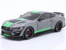 Ford Mustang GT500 year 2020 carbon grey metallic / neon green 1:18 Solido