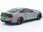 Ford Mustang GT500 year 2020 carbon grey metallic / neon green 1:18 Solido