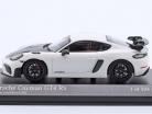Porsche 718 (982) Cayman GT4 RS 2021 bianco / nero cerchi 1:43 Minichamps