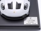Porsche 911 (992) GT3 RS year 2022 ice grey metallic / pyro red 1:12 Spark
