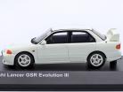 Mitsubishi Lancer GSR Evolution III Byggeår 1995 hvid 1:43 Kyosho