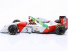 Ayrton Senna McLaren MP4/8 #8 ganhador europeu GP Fórmula 1 1993 1:18 Minichamps