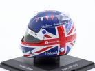 V. Bottas Alfa Romeo F1 Team Stake #77 britisk GP formel 1 2023 hjelm 1:5 Spark