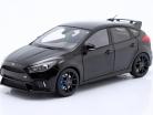 Ford Focus RS Bouwjaar 2016 schaduw zwart 1:18 AUTOart