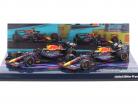 2-Car Set Verstappen #1 & Perez #11 Miami GP fórmula 1 2023 1:43 Minichamps