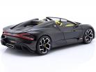 Bugatti W16 Mistral Bouwjaar 2023 zwart 1:18 Bburago