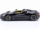 Bugatti W16 Mistral year 2023 black 1:18 Bburago