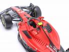 Carlos Sainz jr. Ferrari SF-23 #55 Formel 1 2023 mit Figur 1:24 Bburago