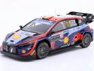 Hyundai i20 N Rally1 #11 3rd Rallye Monte Carlo 2023 Neuville, Wydaeghe 1:18 TrueScale