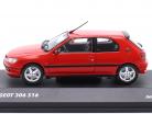 Peugeot 306 GTI S16 year 2002 red 1:43 Solido