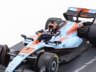 A. Albon Williams FW45 Gulf Design #23 Singapore GP formula 1 2023 1:64 Spark