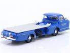 Mercedes-Benz transportador de carreras Azul Preguntarse Año de construcción 1955 azul 1:43 Altaya