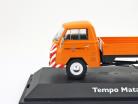 Tempo Matador pianale Hameln arancione 1:43 Schuco