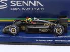 Ayrton Senna Lotus 97T Dirty Version #12 ganhador Portugal GP fórmula 1 1985 1:43 Minichamps