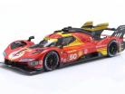 Ferrari 499P #50 第六名 WEC 卡塔尔 2024 Molina, Nielsen, Fuoco 1:18 Bburago